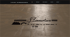 Desktop Screenshot of lennartsson-snickeri.com